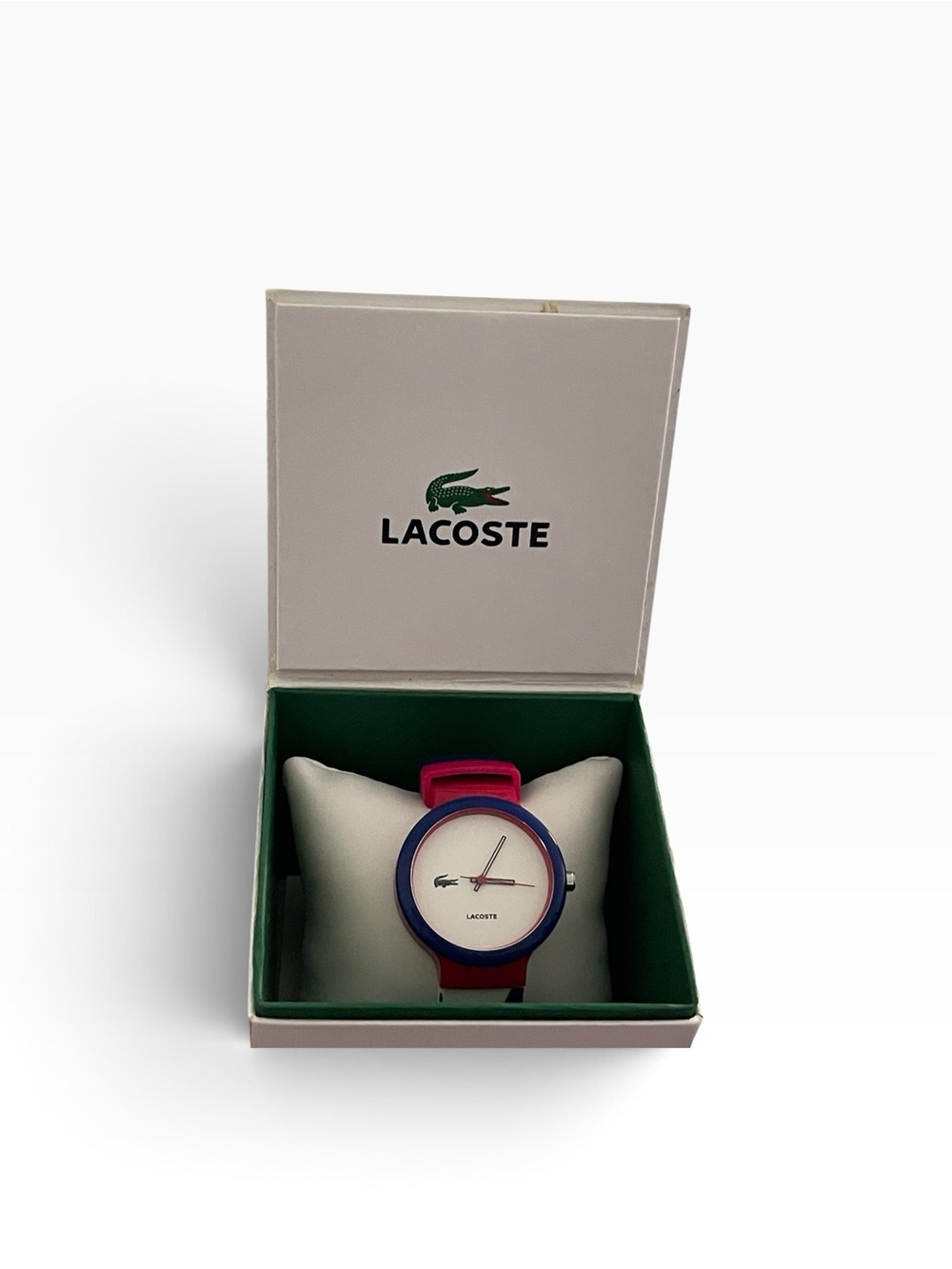 NWT Lacoste Men's Blue Bezel Watch